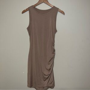 SHEIN Brown Midi Dress